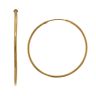 22ct Yellow Gold Plain Hoop Earrings