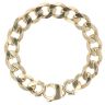 9ct Yellow Gold Curb Bracelet 8.5"