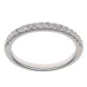 Platinum 0.22ct Brilliant Cut Diamond Half Eternity Ring