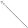 Mint Of London 925 Silver Pendant Diamond Cut Curb Chain