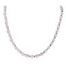 Silver Fancy Cubic Zirconia Chain 30" By Icesia
