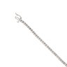 18ct White Gold 1.00ct Brilliant Cut Diamond Tennis Bracelet 7"