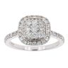 18ct Yellow Gold Diamond Cluster Ring by Anya Belle