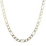 9ct Yellow Gold Figaro Chain 22"