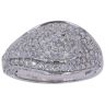 18ct White Gold 1.00ct Brilliant Cut Diamond Cluster Ring
