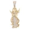 9ct Yellow Gold Cubic Zirconia Angel Pendant