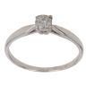 9ct White Gold 0.10ct Brilliant Cut Diamond Cluster Ring