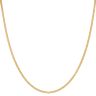 22ct Yellow Gold Flat D Cut Chain 18"