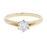 18ct Yellow Gold 0.60ct Diamond Solitaire Ring