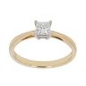 18ct Yellow Gold 0.50ct Princess Cut Diamond Solitaire Ring