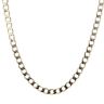 9ct Yellow Gold Curb Chain 22"
