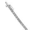 9ct White Gold 2.00ct Brilliant Cut Diamond Tennis Bracelet 7"