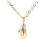 9ct Yellow Gold Boxing Glove Pendant And Belcher Chain 16"