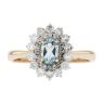 9ct Yellow Gold 0.52ct Diamond And Topaz Ring