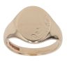 9ct Yellow Gold Patterned Signet Ring