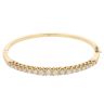 18ct Yellow Gold 1.60ct Brilliant Cut Diamond Bangle