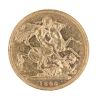 1890 Victoria Jubilee Head Australia Full Sovereign Coin