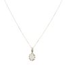 9ct Yellow Gold Opal Pendant and Chain 18"