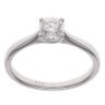 Platinum 0.70ct Brilliant Cut Diamond Solitaire Ring