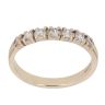 9ct Yellow Gold Cubic Zirconia Half Eternity Ring