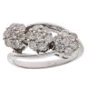 18ct White Gold 1.00ct Brilliant Cut Diamond Cluster Ring