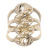 14ct Yellow Gold Beaded Fancy Ring