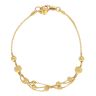 22ct Yellow Gold Trio Strad Bead Bracelet 7"