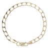 9ct Yellow Gold Curb Bracelet 7"