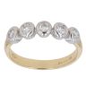 18ct Yellow Gold 0.33ct Brilliant Cut Diamond Five Stone Ring