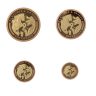 2022 St George and the Dragon Bi-Metallic Ascension Island Sovereign Deluxe Coin Set Proof Boxed