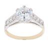 9ct Yellow Gold Cubic Zirconia Single Stone Ring