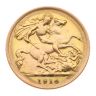 1914 George V Large Head UK Half Sovereign Coin