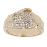 9ct Yellow Gold Cubic Zirconia Boxing Glove Ring