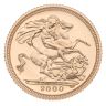 2000 Elizabeth II Fourth Portrait UK Half Sovereign Coin