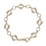 9ct Yellow Gold Fancy Bracelet 7.5"