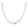 Silver Curb Chain 22" By Icesia