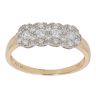18ct Yellow Gold 0.40ct Brilliant Cut Diamond Cluster Ring