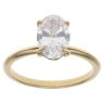 18ct Yellow Gold 1.60ct Oval Cut Lab Grown Diamond Solitaire Ring