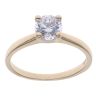 9ct Yellow Gold Cubic Zirconia Single Stone Ring