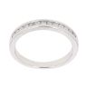 18ct White Gold 0.25ct Brilliant Cut Diamond Half Eternity Ring