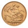 1907 Edward VII Large Head UK Full Sovereign Coin