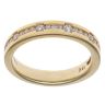 18ct Yellow Gold 0.25ct Brilliant Cut Diamond Half Eternity Ring