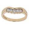 18ct Yellow Gold 0.30ct Brilliant Cut Diamond Wishbone Ring