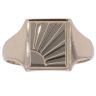 9ct Yellow Gold Sunshine Edge Signet Ring