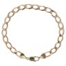 9ct Yellow Gold Curb Bracelet 9"