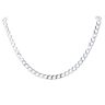 Silver Curb 22" Chain by Icesia