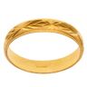 22ct Yellow Gold Patterned 3.6mm Wedding Band