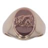9ct Yellow and Rose Gold Welsh Dragon Signet Ring