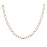 9ct Yellow Gold Flat Plain Curb Chain 26"