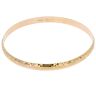 14ct Yellow Gold Patterned Bangle